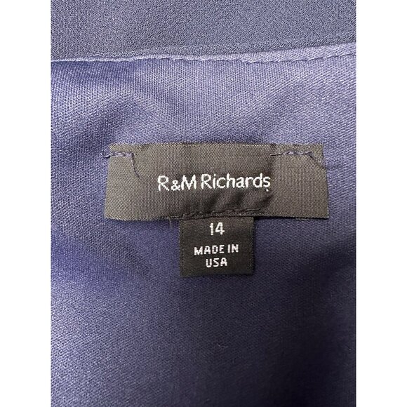 FLAW RM Richards Beaded Midi Dress Size 14 Blue Fairy Whimsigoth Dance Formal - Picture 3 of 10